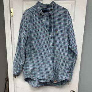 Plaid Ralph Lauren Button-Up Shirt